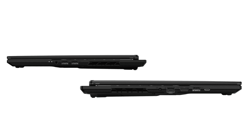 Notebook Gigabyte A16 kommt mit RTX 5060 in Brasilien an Gigabyte A16-Anschlüsse