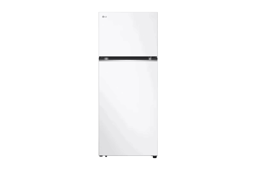 Eletrodoméstico refrigerador lg frost free de duas portas, design moderno e eficiente.