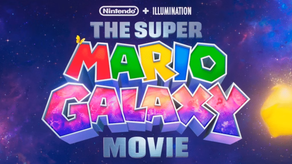 Logo de the super mario galaxy movie