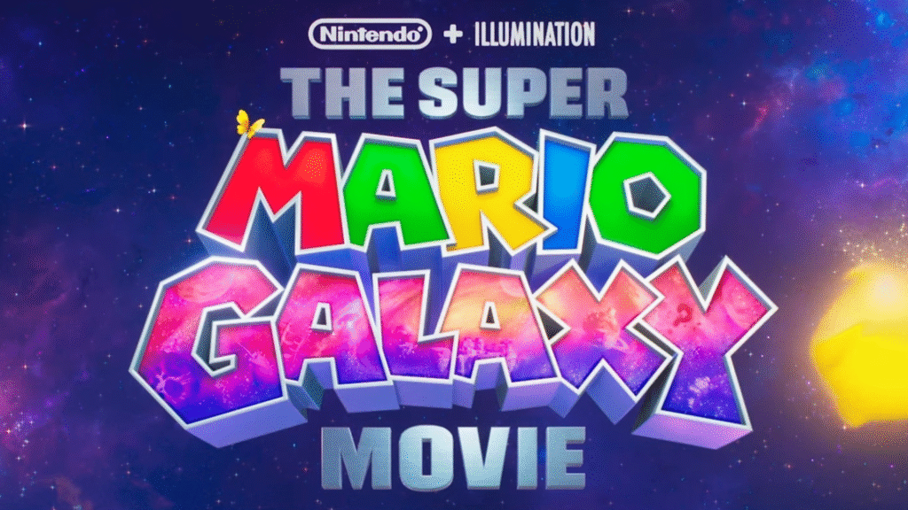 The super mario galaxy movie ganha 1º teaser e detalhes; assista Logo de the super mario galaxy movie