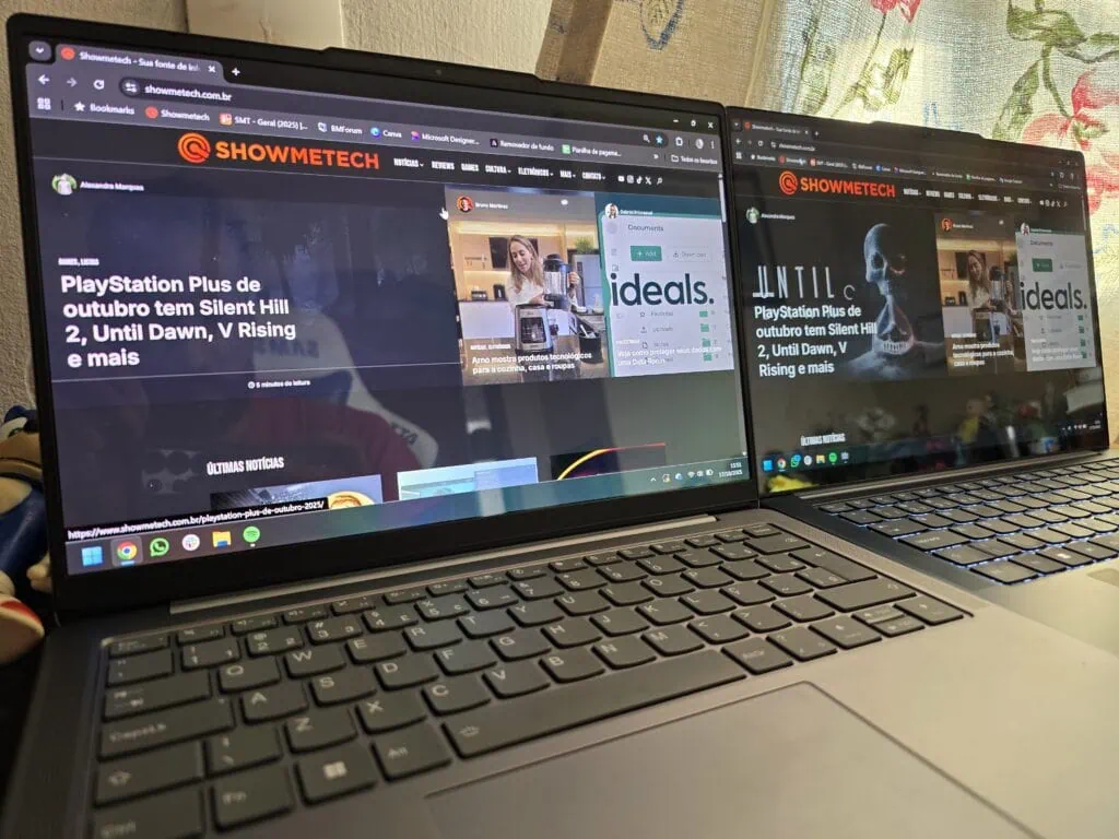 Comparativo: notebook lenovo yoga slim 7x (com snapdragon) vs yoga slim 7i (com intel) Lenovo yoga slim 7i e yoga slim 7x