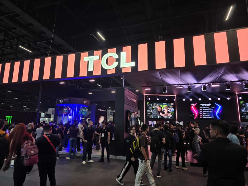 Estande da tcl na bgs 2025
