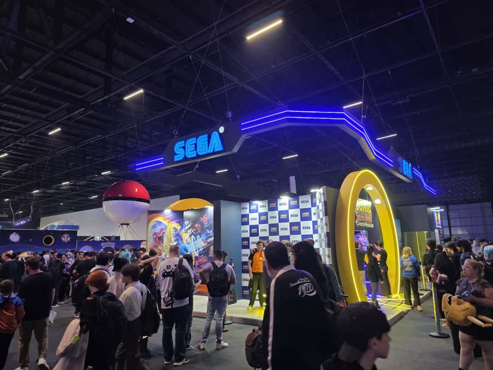 Estande da sega na bgs 2025