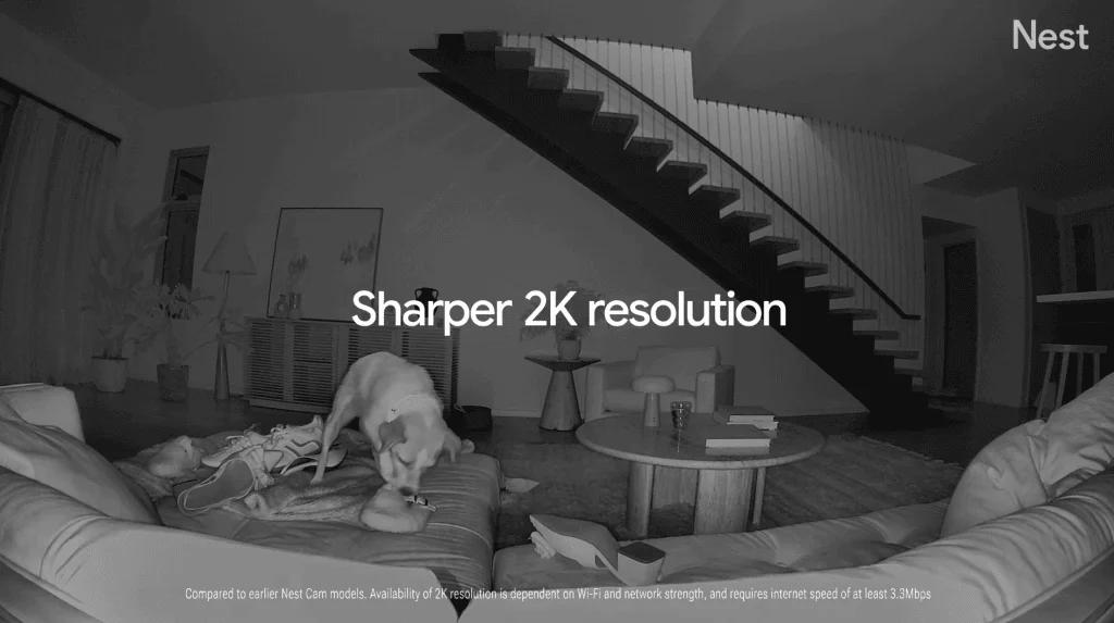 Google lança novos dispositivos nest e google home gemini Visão infravermelha / fonte: google