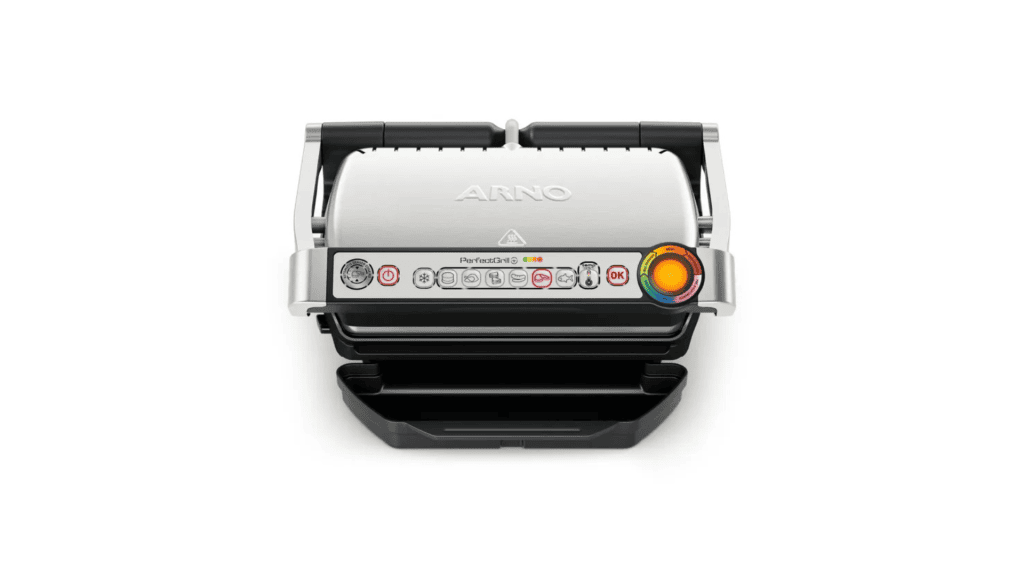 Arno mostra produtos tecnológicos para a cozinha, casa e roupas Arno perfect grill gp01