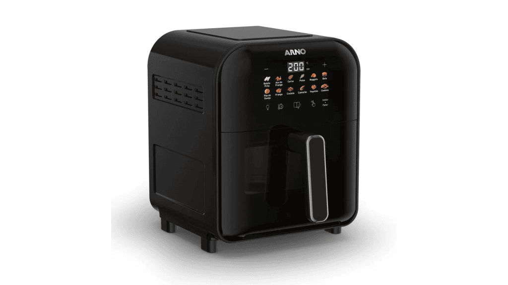 Arno mostra produtos tecnológicos para a cozinha, casa e roupas Air fryer arno easy fry turbo afi6