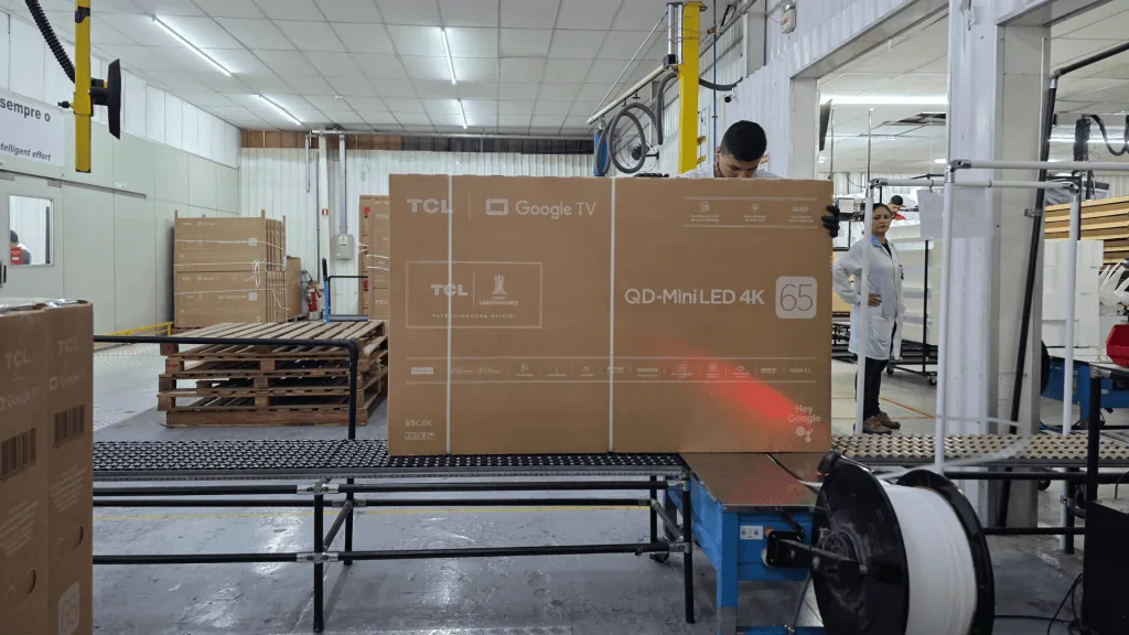 Tcl mostra fábrica de ar-condicionado e smart tvs em manaus Fábrica de smart tvs da tcl em manaus