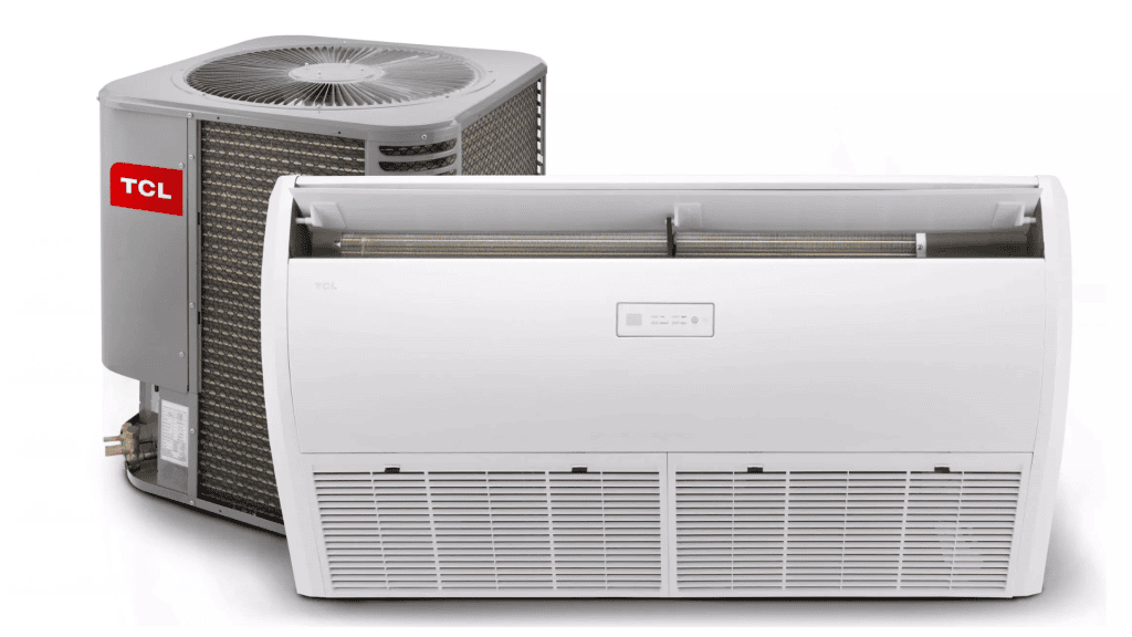 Tcl mostra fábrica de ar-condicionado e smart tvs em manaus Piso-teto inverter