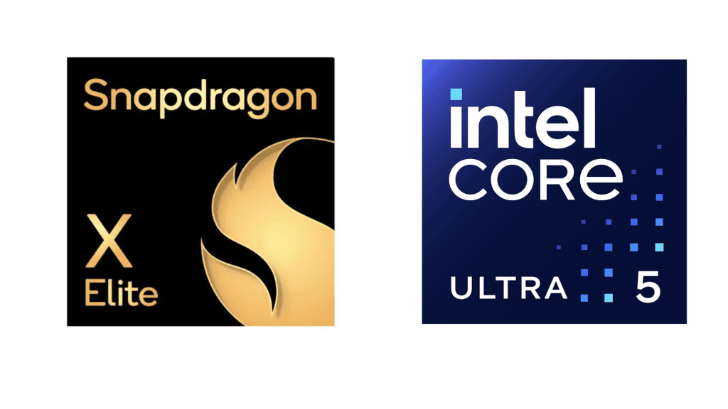 Processadores snapdragon x elite e intel core ultra 5