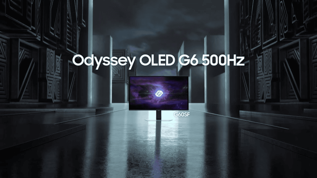 Samsung na bgs 2025: veja monitores, smartphones e promoções na feira Odyssey oled g6 500hz (g60sf)