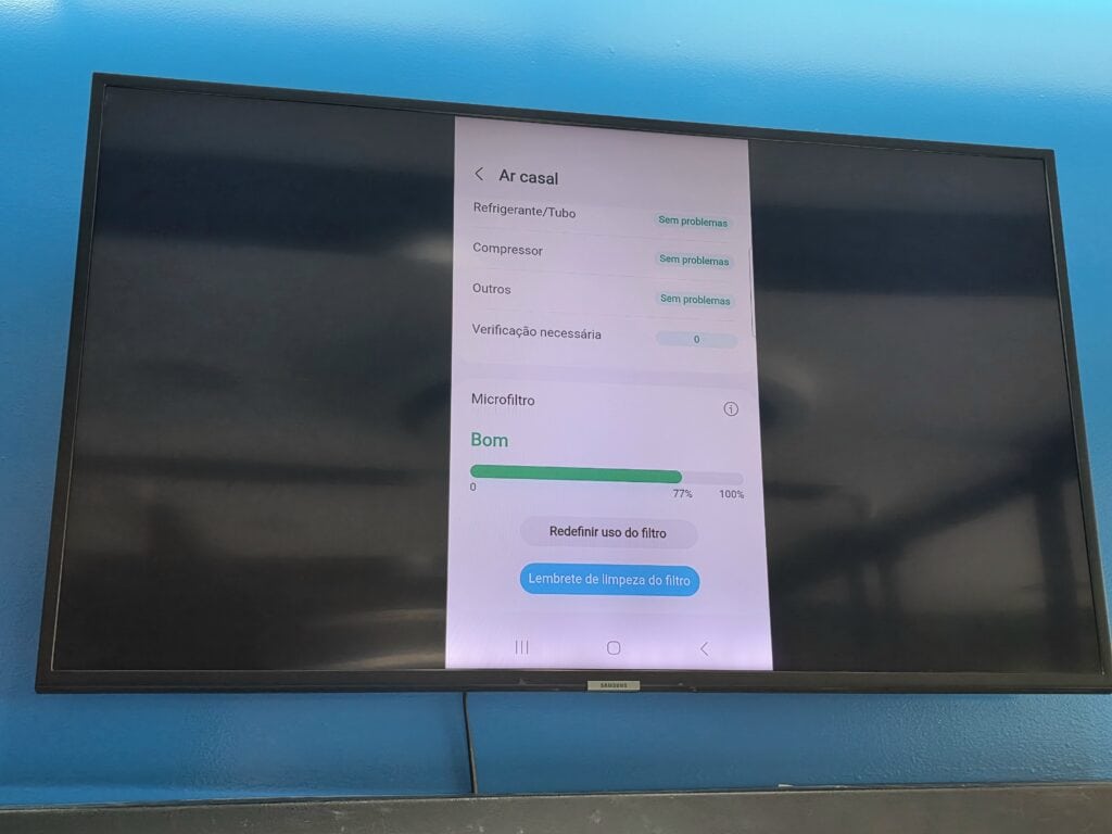三星展示了其Windfree AI空调系列的优势。 智能能源