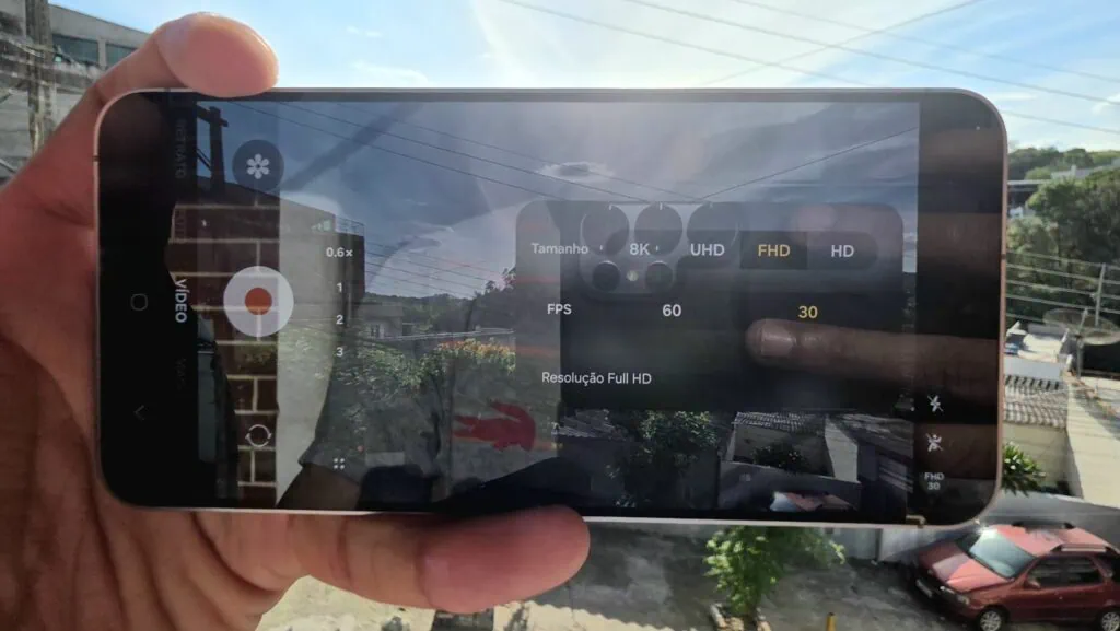 Review: galaxy s25 fe supera expectativas com ótima câmeras e bateria Qualidades de gravação de vídeo do galaxy s25 fe