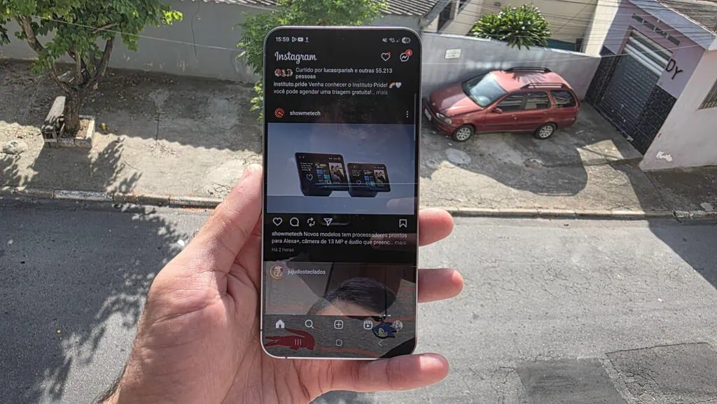 Review: galaxy s25 fe supera expectativas com ótima câmeras e bateria Tela do galaxy s2 fe