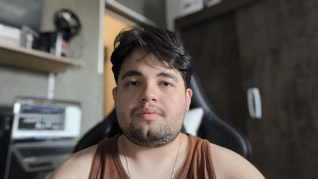 Review: galaxy tab s11 ultra pode substituir um notebook? Selfie no galaxy tab s11 ultra