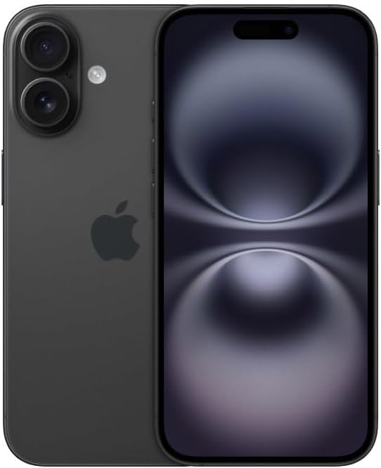 Smartphones em promoção: iPhone 16 preto
