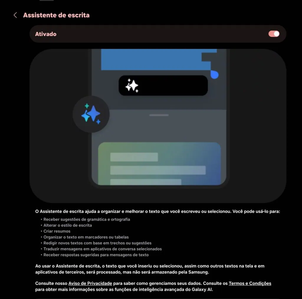 Review: galaxy tab s11 ultra pode substituir um notebook? Assistente de escrita do galaxy ai