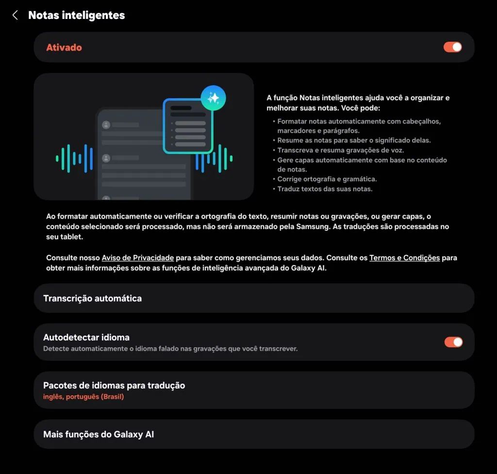 Review: galaxy tab s11 ultra pode substituir um notebook? Notas inteligentes no galaxy ai