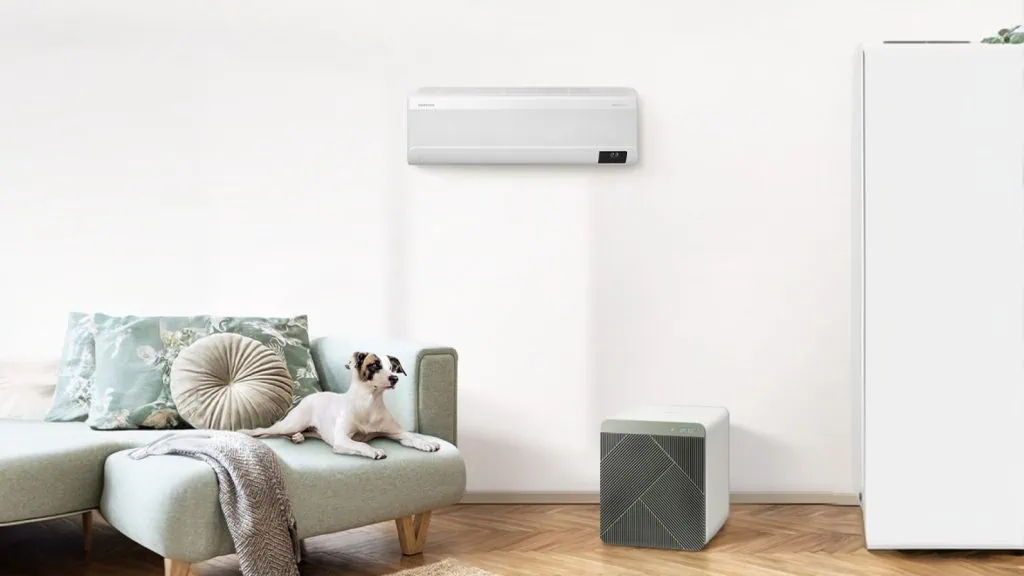 Samsung mostra benefícios da linha de ar-condicionado windfree ai Pet care