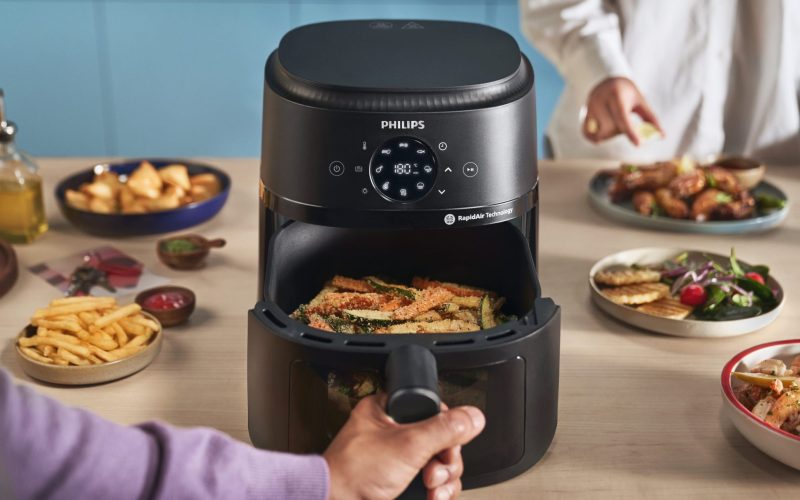 Air fryer preta da phillips em matéria sobre promoções na black friday