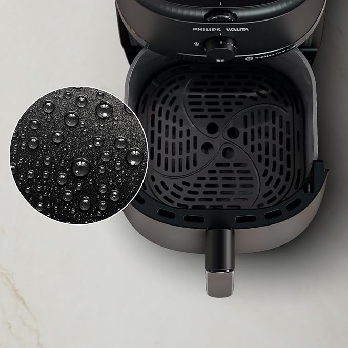 Entre as Air Fryers em promoção, busque opções de produto que contribuem para facilidade da limpeza (Imagem: Amazon)