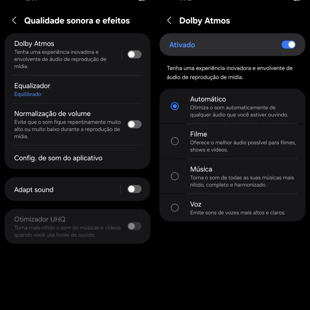 Review: galaxy s25 fe supera expectativas com ótima câmeras e bateria Detalhes de áudio do galaxy s25 fe