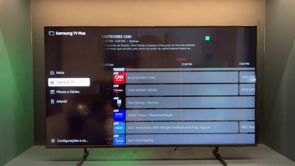 Tv tudo em 1 da samsung: conheça a smart tv que tem videogame, karaokê e mais! Samsung tv plus