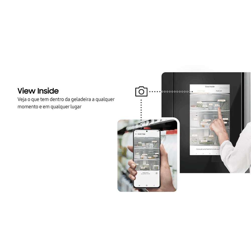 Conheça as geladeiras samsung com telas e recurso ai vision inside aprimorado Conheça as geladeiras samsung com telas e recurso ai vision inside aprimorado