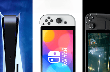 1. Console playstation 5, nintendo switch oled e steam deck em destaque, gadgets sony, nintendo e asus.