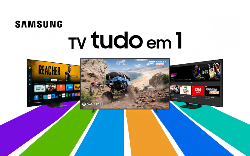 Smart tv tudo em 1 samsung