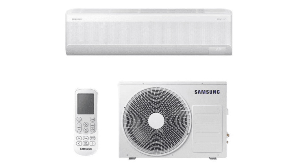 Samsung mostra benefícios da linha de ar-condicionado windfree ai Windfree ai quente/frio