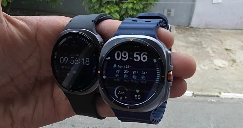 Comparativo: galaxy watch8 vs galaxy watch ultra 2025 Galaxy watch8 e galaxy watch ultra