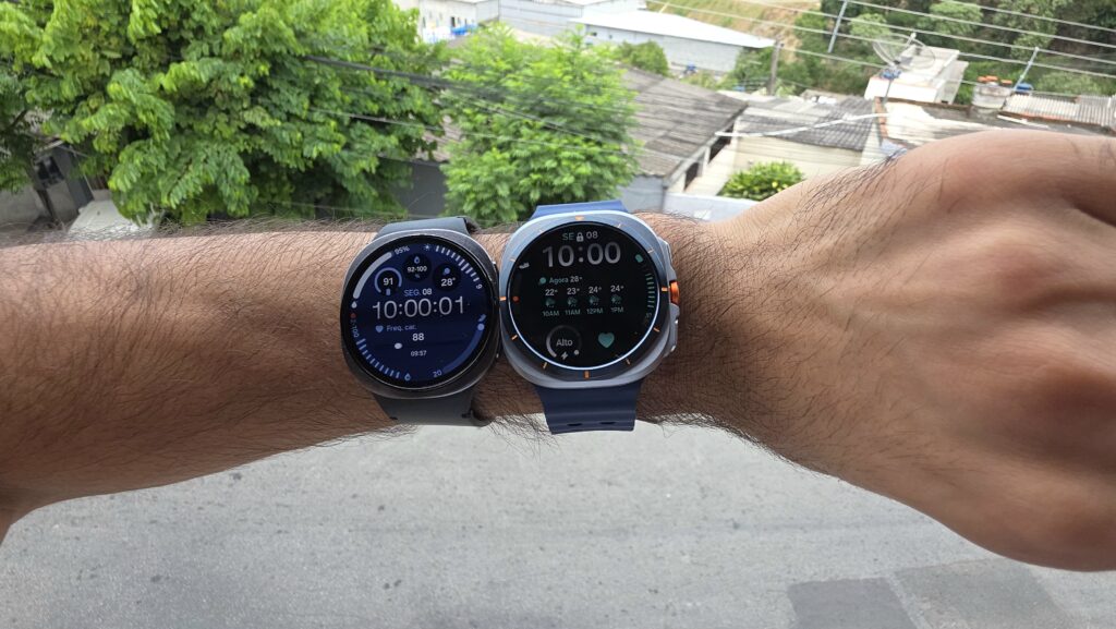 Comparativo: galaxy watch8 vs galaxy watch ultra 2025 Galaxy watch8 e galaxy watch ultra 2025