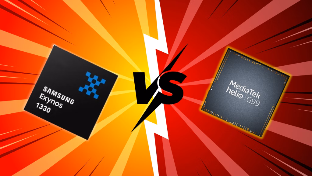 Exynos 1330 vs mediatek g99