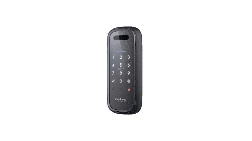 Conheça a mrf 2040, fechadura da intelbras com leitura da palma da mão Fechadura inteligente