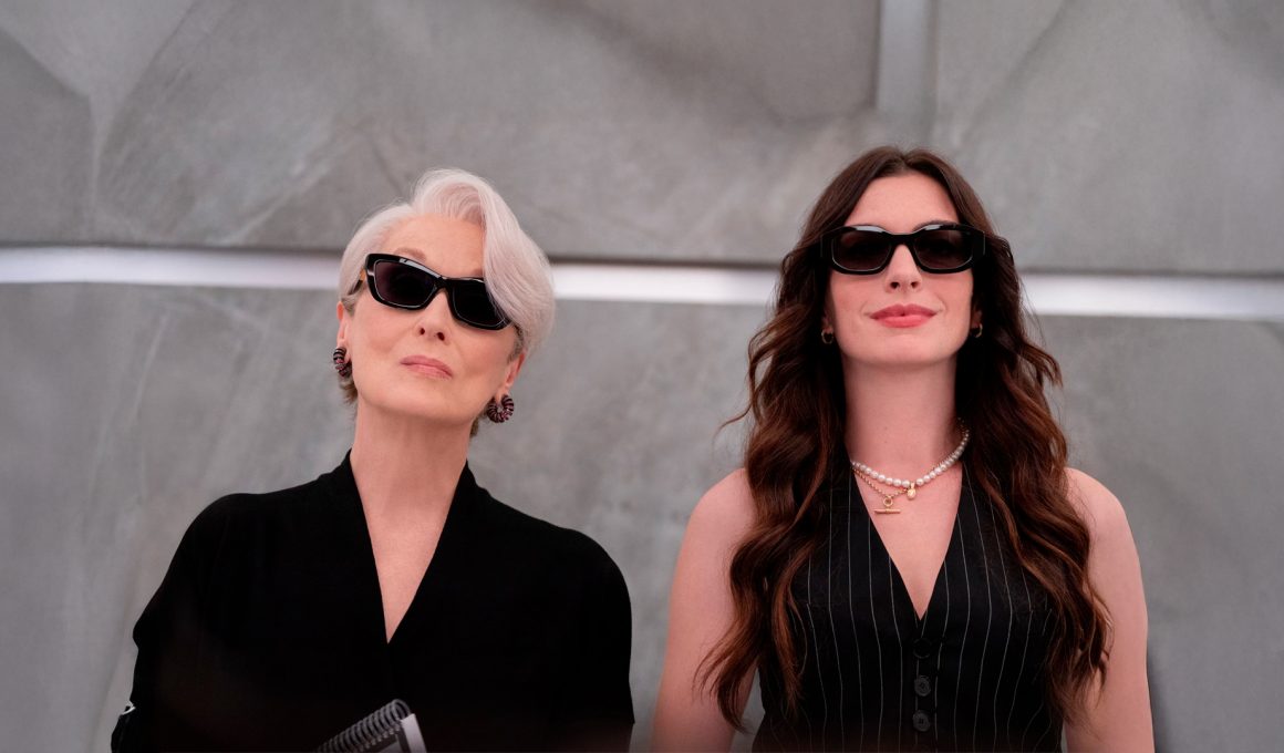 Meryl streep e anne hathaway em o diabo veste prada 2