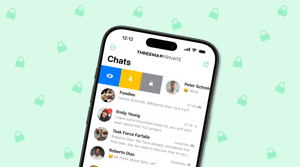 Veja os aplicativos e jogos mais baixados na app store brasil em 2025 Imagem do app do threema. Messenger seguro, um dos aplicativos e jogos mais baixados na app store brasil em 2025