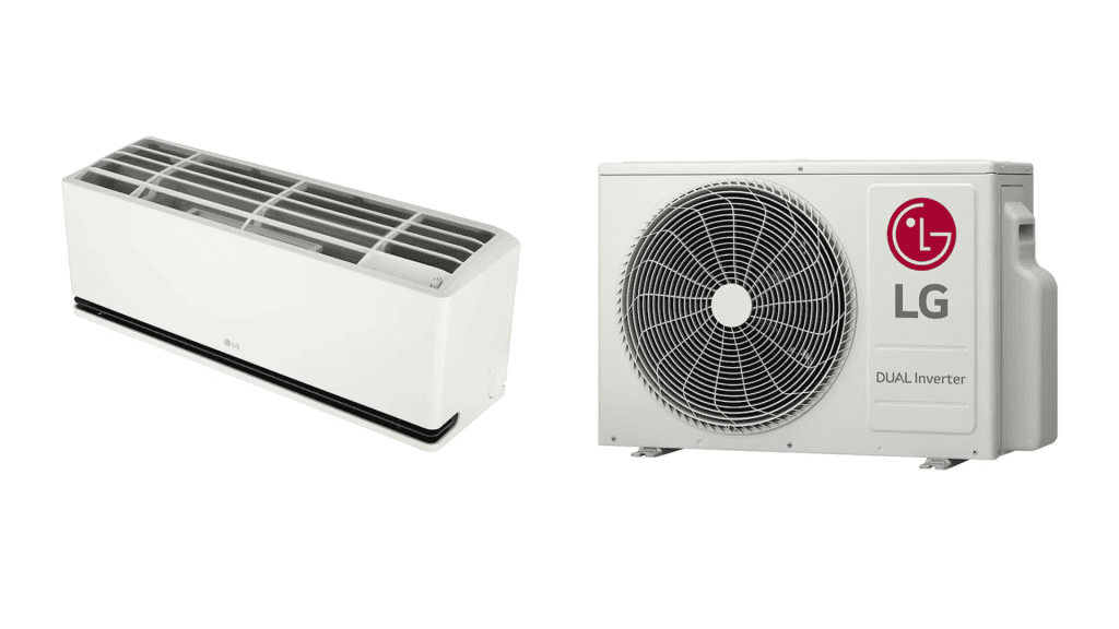 Ar-condicionado lg dual inverter ai air faz ajustes automáticos de temperatura pra você Lg dual inverter ai air