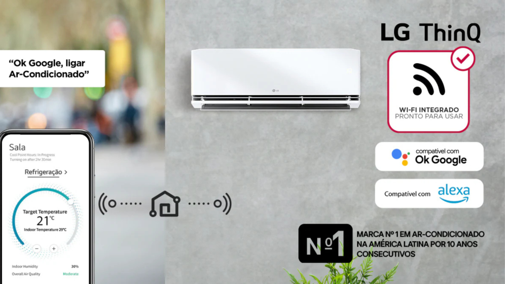 Dados de conectividade do LG DUAL Inverter AI Air