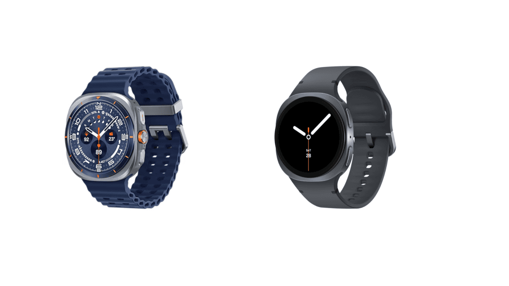 Comparativo: galaxy watch8 vs galaxy watch ultra 2025 Galaxy watch8 e galaxy watch ultra 2025