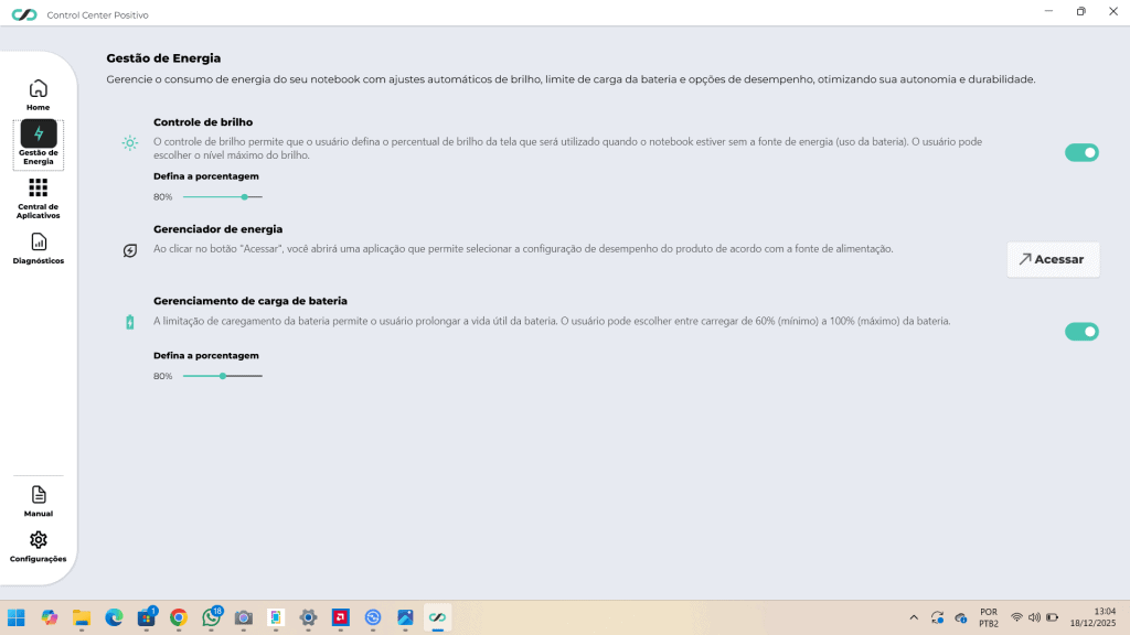 Review: De Positivo Vision R15M notebook biedt goede hardware voor een redelijke prijs. Positief controlecentrum