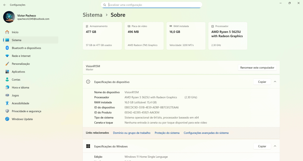 Review: De Positivo Vision R15M notebook biedt goede hardware voor een redelijke prijs. Geheugen- en opslaggegevens voor de Vision R15N-notebook.