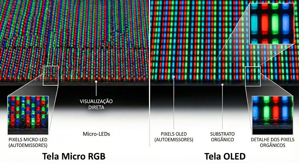 O que é micro rgb? Conheça a nova tecnologia de telas para 2026 Micro rgb