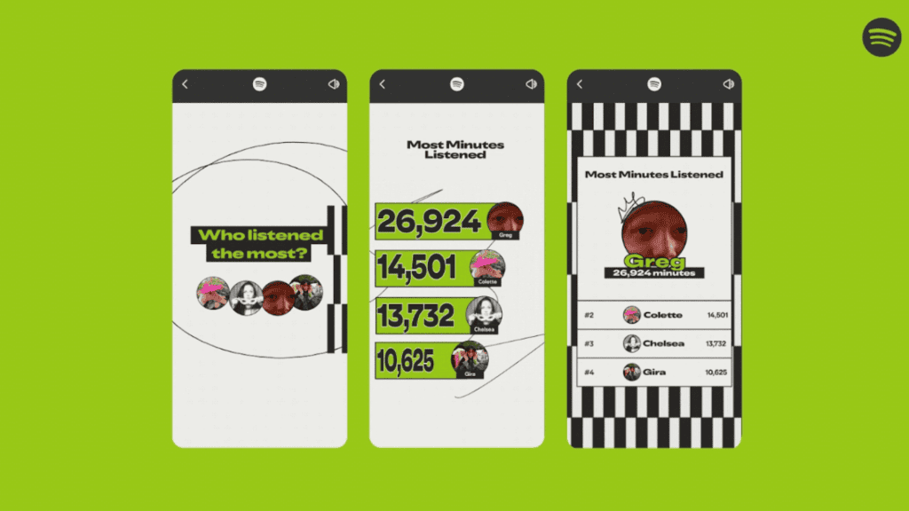 Ela chegou! Faça sua retrospectiva do spotify 2025 agora! Festinha do spotify wrapped 2025