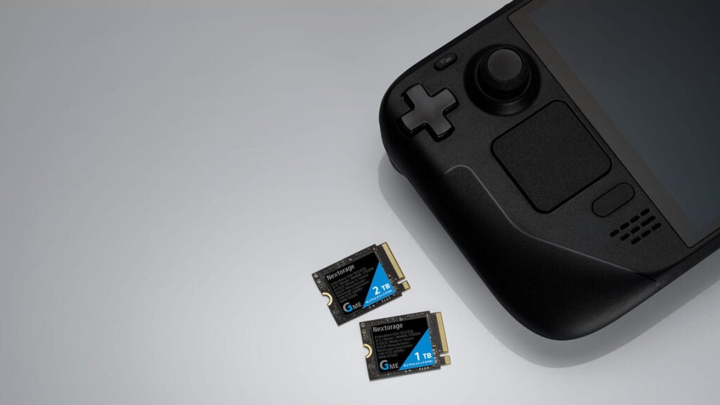 Melhores consoles portáteis de pc e videogame para comprar já Steam deck com ssd ao lado