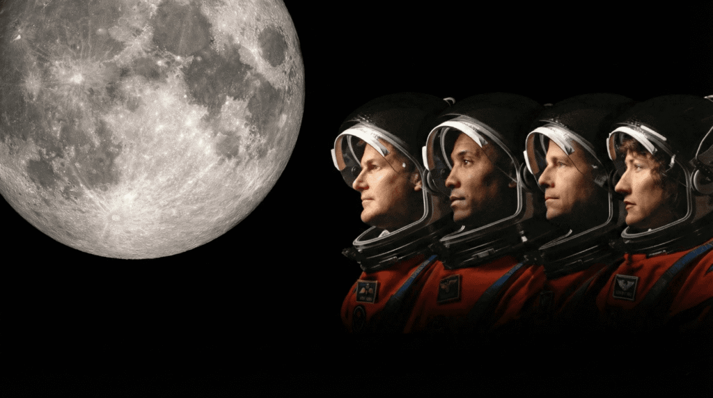 L'homme retournera sur la Lune en 2026 avec la mission Artemis II de la  NASA.