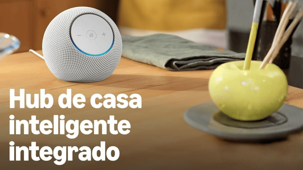 Echo dot max conta com padrões universais para hub inteligente