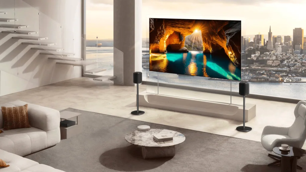 Ces 2026: lg renova linha de tvs oleds, monitores, soundbars e eletrodomésticos na feira True wireless wallpaper tv (oled evo w6)