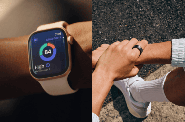 1600x900 - smartwatch monitorando sono e atividade física, tecnologia fitness, saúde digital, gadgets wearables.