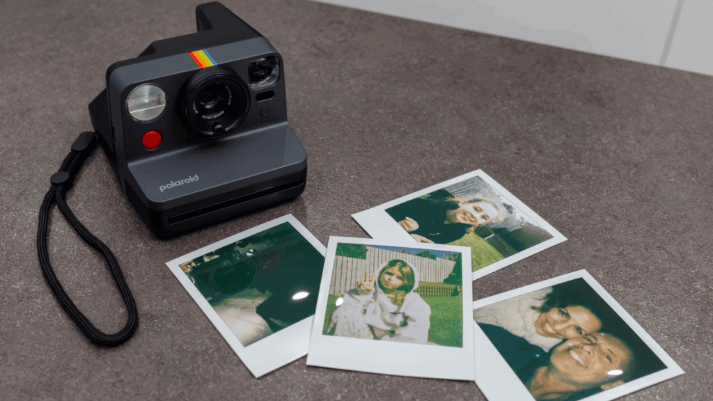 Câmera instantânea da polaroid