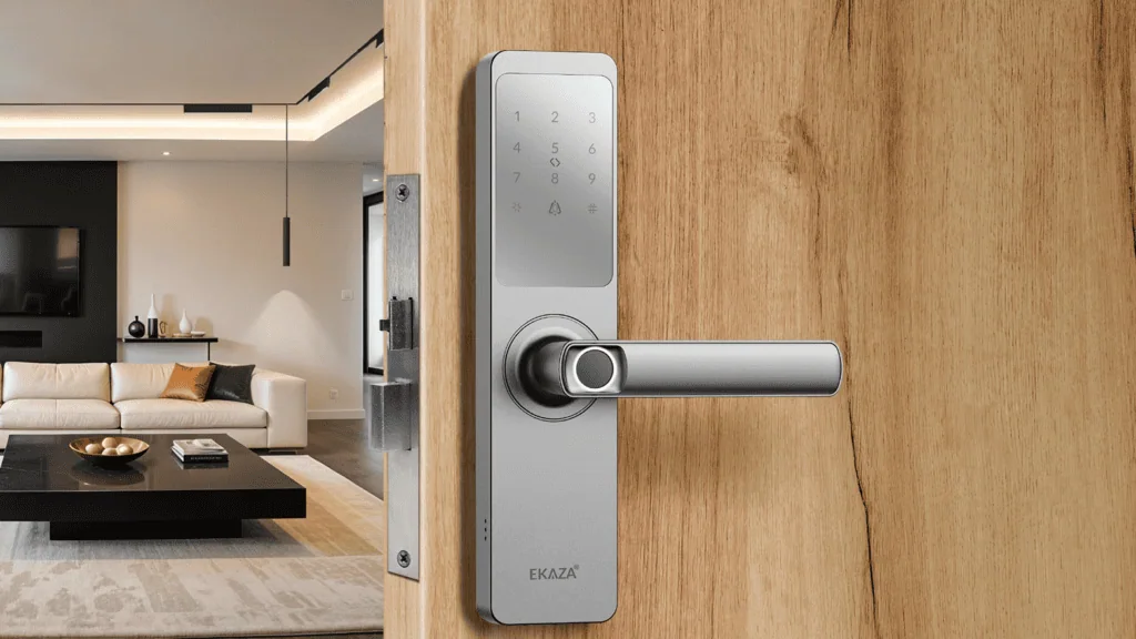 Melhores fechaduras digitais para comprar para sua casa Fechadura digital ekaza lyra ekmg-t5332